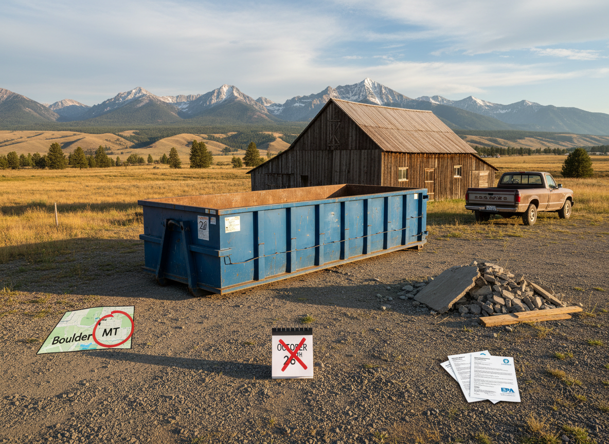What Affects Dumpster Rental Prices In Boulder Montana